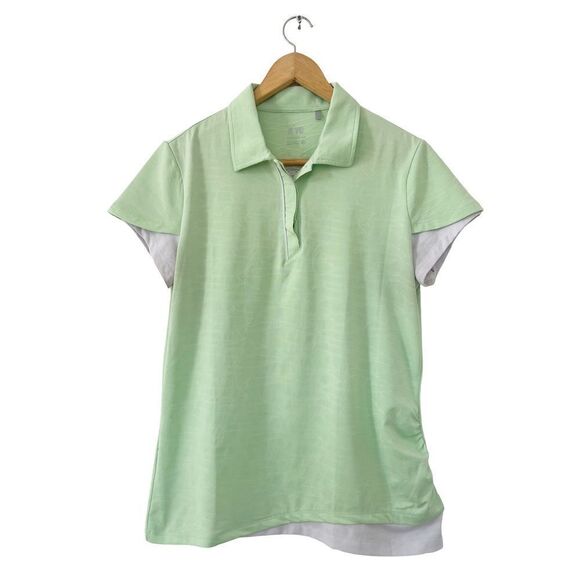 Nivo Green Fit Progress Short Sleeve Polo Golf Shirt - Picture 1 of 9